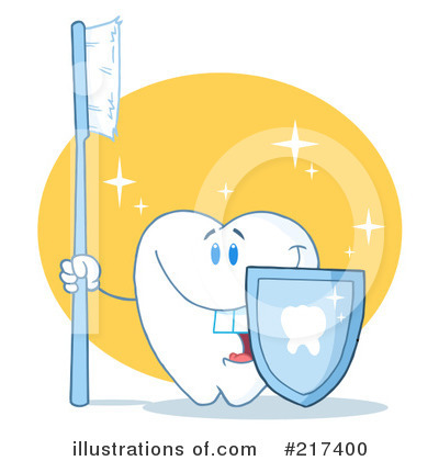 Royalty-Free (RF) Tooth Clipart Illustration by Hit Toon - Stock Sample #217400