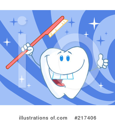 Royalty-Free (RF) Tooth Clipart Illustration by Hit Toon - Stock Sample #217406