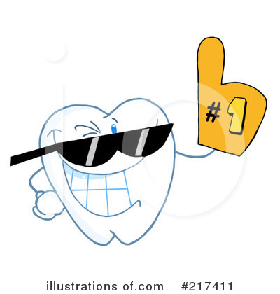Tooth Character Clipart #217411 by Hit Toon