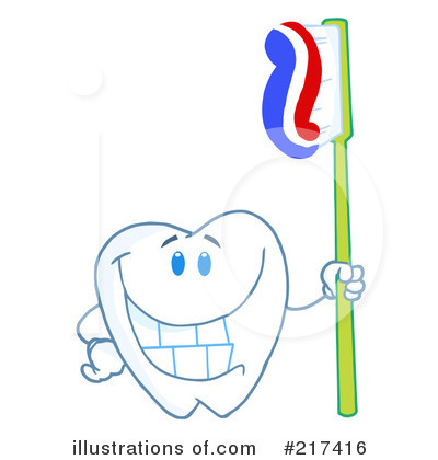 Toothpaste Clipart #217416 by Hit Toon