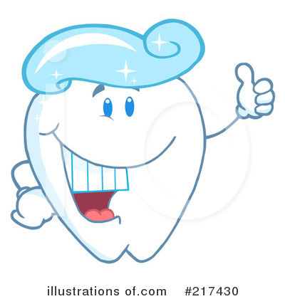 Royalty-Free (RF) Tooth Clipart Illustration by Hit Toon - Stock Sample #217430