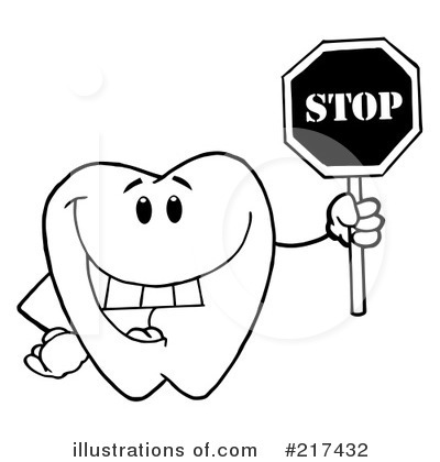 Tooth Character Clipart #217432 by Hit Toon