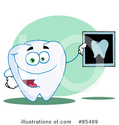 Royalty-Free (RF) Tooth Clipart Illustration by Hit Toon - Stock Sample #85409