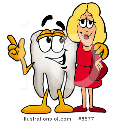Royalty-Free (RF) Tooth Clipart Illustration by Mascot Junction - Stock Sample #8577