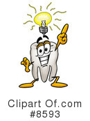 Tooth Clipart #8593 by Mascot Junction