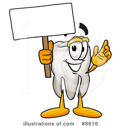 Royalty-Free (RF) Tooth Clipart Illustration by Mascot Junction - Stock Sample #8616
