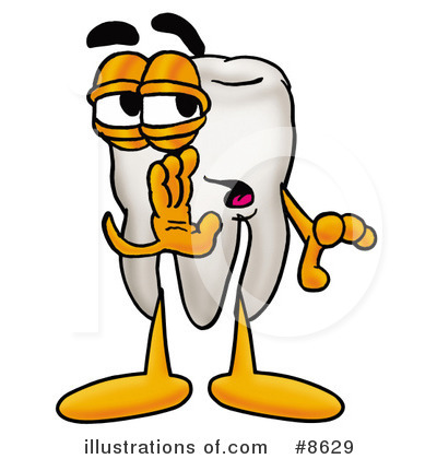 Tooth Character Clipart #8629 by Toons4Biz