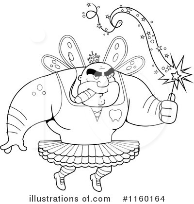 Royalty-Free (RF) Tooth Fairy Clipart Illustration by Cory Thoman - Stock Sample #1160164