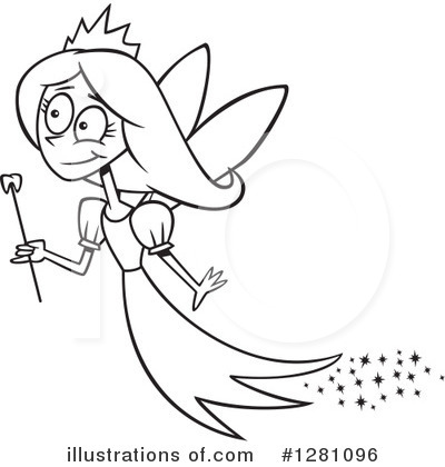 Royalty-Free (RF) Tooth Fairy Clipart Illustration by toonaday - Stock Sample #1281096