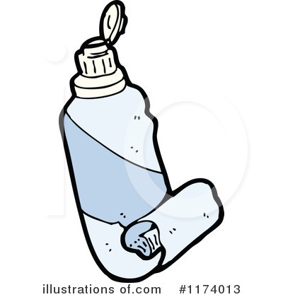 Royalty-Free (RF) Tooth Paste Clipart Illustration by lineartestpilot - Stock Sample #1174013