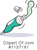 Toothpaste Clipart #1137191 by Johnny Sajem
