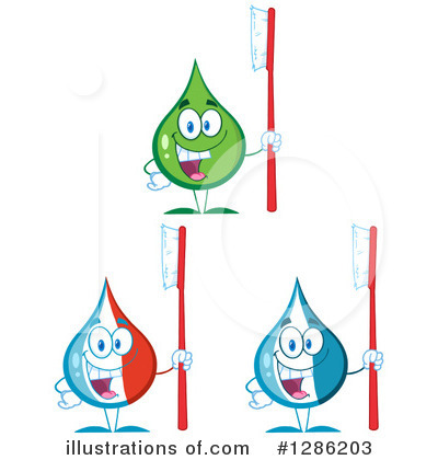 Toothpaste Clipart #1286203 by Hit Toon