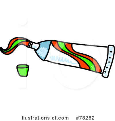 Royalty-Free (RF) Toothpaste Clipart Illustration by Prawny - Stock Sample #78282