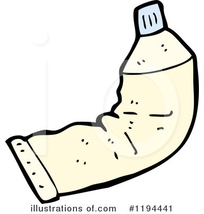 Royalty-Free (RF) Toothpaste Tube Clipart Illustration by lineartestpilot - Stock Sample #1194441