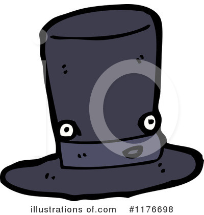 Royalty-Free (RF) Top Hat Clipart Illustration by lineartestpilot - Stock Sample #1176698