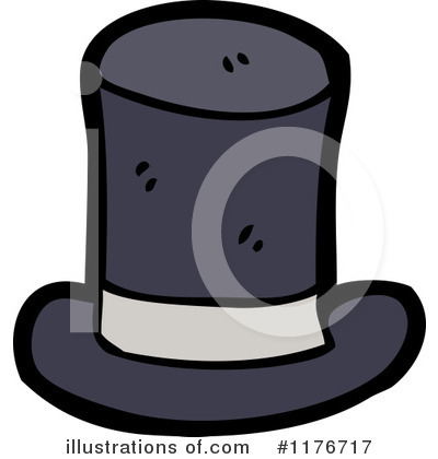 Royalty-Free (RF) Top Hat Clipart Illustration by lineartestpilot - Stock Sample #1176717