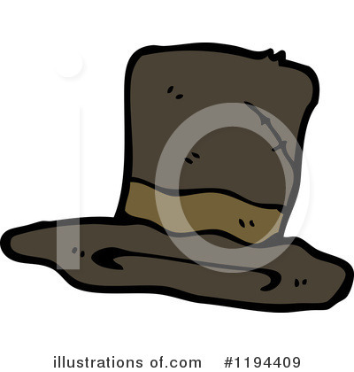 Royalty-Free (RF) Top Hat Clipart Illustration by lineartestpilot - Stock Sample #1194409