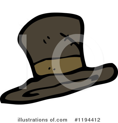 Royalty-Free (RF) Top Hat Clipart Illustration by lineartestpilot - Stock Sample #1194412