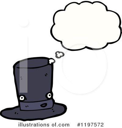 Royalty-Free (RF) Top Hat Clipart Illustration by lineartestpilot - Stock Sample #1197572