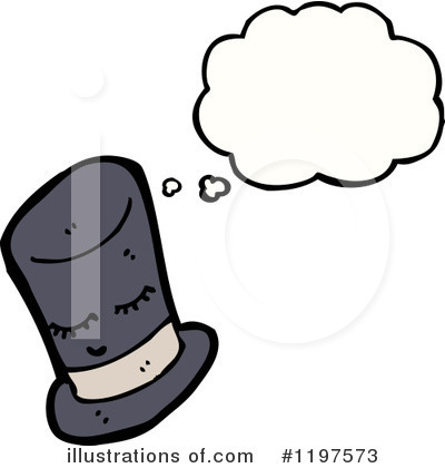 Royalty-Free (RF) Top Hat Clipart Illustration by lineartestpilot - Stock Sample #1197573