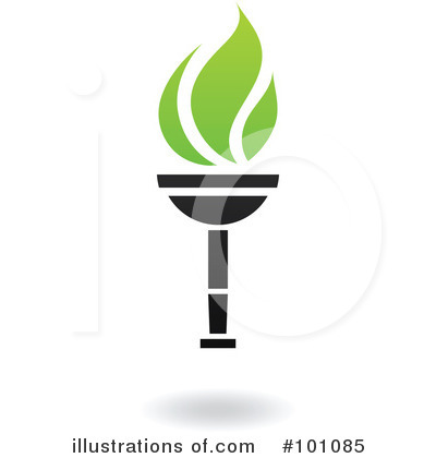 Royalty-Free (RF) Torch Clipart Illustration by cidepix - Stock Sample #101085