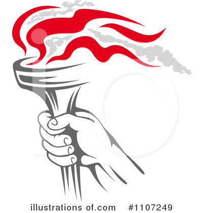 Royalty-Free (RF) Torch Clipart Illustration by Vector Tradition SM - Stock Sample #1107249