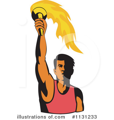 Royalty-Free (RF) Torch Clipart Illustration by patrimonio - Stock Sample #1131233