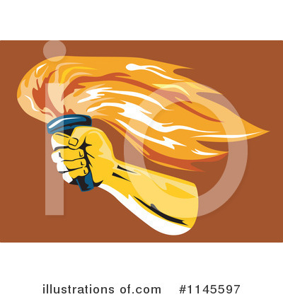 Royalty-Free (RF) Torch Clipart Illustration by patrimonio - Stock Sample #1145597