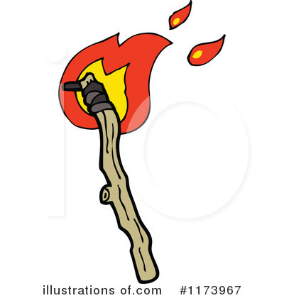 Royalty-Free (RF) Torch Clipart Illustration by lineartestpilot - Stock Sample #1173967