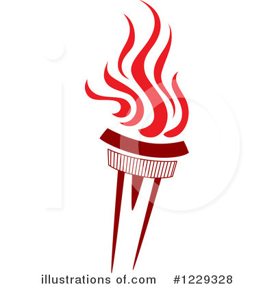 Royalty-Free (RF) Torch Clipart Illustration by Vector Tradition SM - Stock Sample #1229328