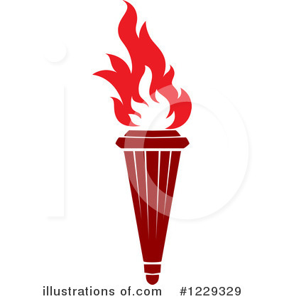 Royalty-Free (RF) Torch Clipart Illustration by Vector Tradition SM - Stock Sample #1229329