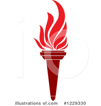Royalty-Free (RF) Torch Clipart Illustration by Vector Tradition SM - Stock Sample #1229330