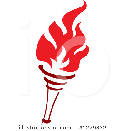 Royalty-Free (RF) Torch Clipart Illustration by Vector Tradition SM - Stock Sample #1229332