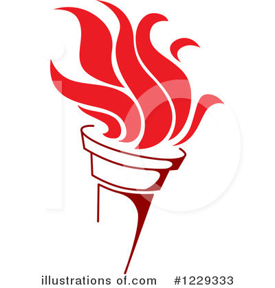 Royalty-Free (RF) Torch Clipart Illustration by Vector Tradition SM - Stock Sample #1229333