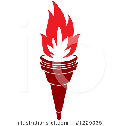 Royalty-Free (RF) Torch Clipart Illustration by Vector Tradition SM - Stock Sample #1229335
