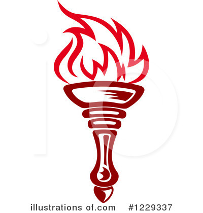 Royalty-Free (RF) Torch Clipart Illustration by Vector Tradition SM - Stock Sample #1229337