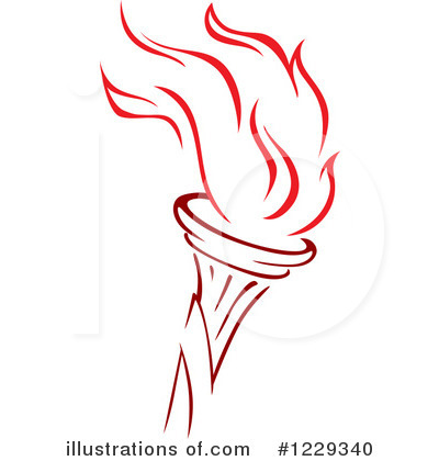 Royalty-Free (RF) Torch Clipart Illustration by Vector Tradition SM - Stock Sample #1229340
