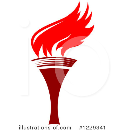 Royalty-Free (RF) Torch Clipart Illustration by Vector Tradition SM - Stock Sample #1229341
