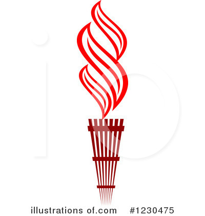 Royalty-Free (RF) Torch Clipart Illustration by Vector Tradition SM - Stock Sample #1230475