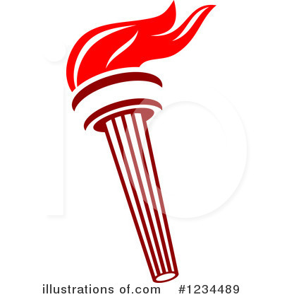 Royalty-Free (RF) Torch Clipart Illustration by Vector Tradition SM - Stock Sample #1234489