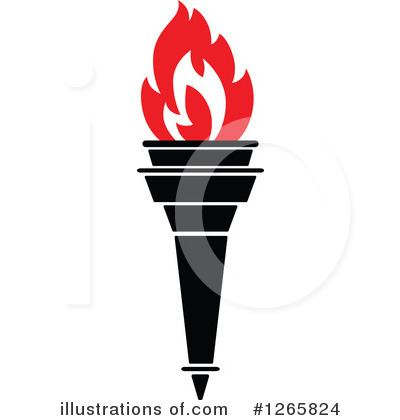 Royalty-Free (RF) Torch Clipart Illustration by Vector Tradition SM - Stock Sample #1265824