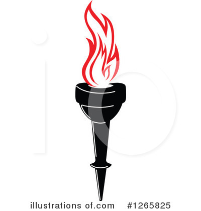 Royalty-Free (RF) Torch Clipart Illustration by Vector Tradition SM - Stock Sample #1265825