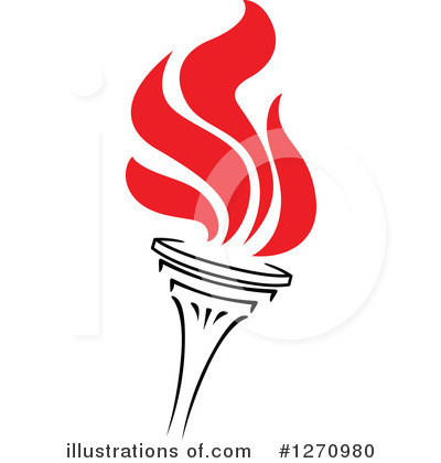 Royalty-Free (RF) Torch Clipart Illustration by Vector Tradition SM - Stock Sample #1270980
