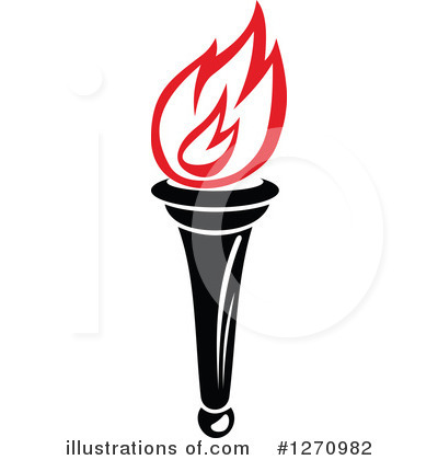 Royalty-Free (RF) Torch Clipart Illustration by Vector Tradition SM - Stock Sample #1270982