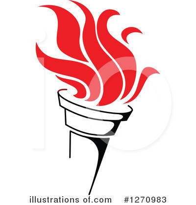 Royalty-Free (RF) Torch Clipart Illustration by Vector Tradition SM - Stock Sample #1270983