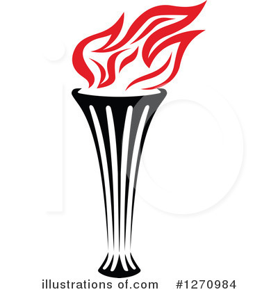 Royalty-Free (RF) Torch Clipart Illustration by Vector Tradition SM - Stock Sample #1270984