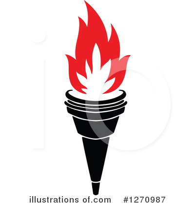 Royalty-Free (RF) Torch Clipart Illustration by Vector Tradition SM - Stock Sample #1270987