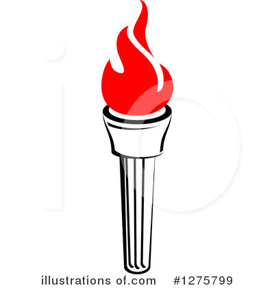 Royalty-Free (RF) Torch Clipart Illustration by Vector Tradition SM - Stock Sample #1275799