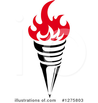 Royalty-Free (RF) Torch Clipart Illustration by Vector Tradition SM - Stock Sample #1275803