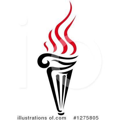 Royalty-Free (RF) Torch Clipart Illustration by Vector Tradition SM - Stock Sample #1275805